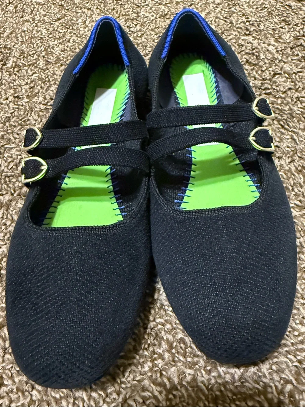 Rothy's The Double Buckle Mary Jane Flats